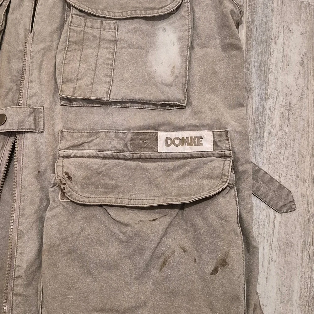 DOMKE PhoTOGS Utility Vest Distressed Gorpcore Mesh Pockets Utilitatrian‎ Size L